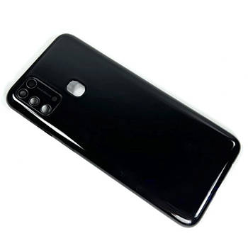 Задня кришка Samsung M315 Galaxy M31 2020 space black (зі склом камери) (Original PRC)