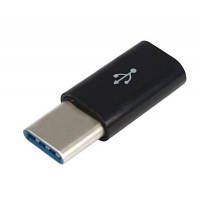 Переходник Type-C to Micro USB Lapara LA-Type-C-MicroUSB-adaptor black d