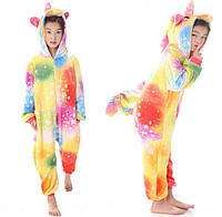 Детская пижама кигуруми Единорог Звездное настроение 130 см and