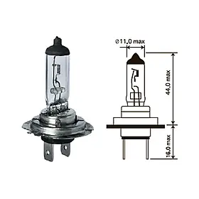 Лампа автомобільна 12V H7 100W Standard МАЯК (MK 52750) Demi - Гарант Якості