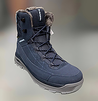 Ботинки зимние женские Lowa Ottawa GTX Ws 37 р., sleel blue (синие), зимние женские туристические ботинки Купи