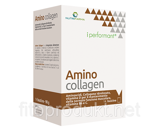 Amino collagen амінокислоти для підтримки нормальної функції м'язів Нутріфарм