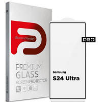 Стекло защитное Armorstandart Pro Samsung S24 Ultra Black (ARM72438) p