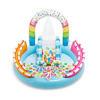 Дитячий надувний ігровий центр Intex Світ солодощів, Надувний ігровий центр для купання