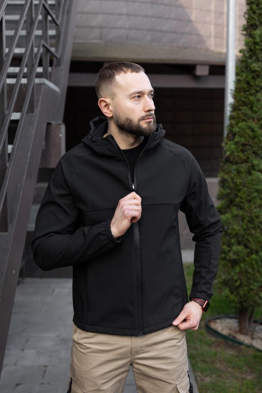 Вітровка чоловіча з матеріалу Softshell