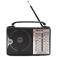 Радио FM на аккумуляторе от сети или батареек, Golon RX-606 АС / Портативный радиоприемник
