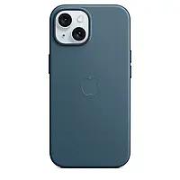 Чохол для смартфона Apple iPhone 15 FineWoven Case with MagSafe — Pacific Blue