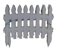 Декоративный садовый забор пластиковый 45 см х 37 см, белый