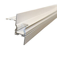Профиль алюминиевый для светодиодной ленты, монтаж под ступеньки (палка 2м)