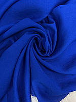 Ткань Лен Бохо жатка, синего цвета