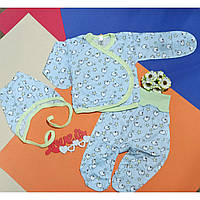 В пологовий будинок для новонароджених комплект 62 розмір повзунки сорочечка чепчик