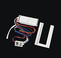 Сенсорный выключатель для зеркал LB-05, 2 клавиши, 1*65W, Defogger, dimmer, DC12-24V + РЕЛЕ 220V