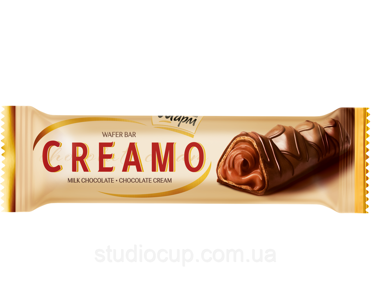 Батончик Creamo с з шоколадною начинкой 25г