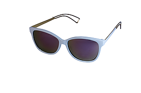 Яскраві сонцезахисні окуляри (6139-4) білі, фото 4