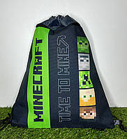Сумка (мешок) для обуви Minecraft/ сумка для обуви майнкрафт / мешок майнкрафт / сумка для обуви майнкрафт