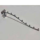 Флейта  на поперечину 9 кульок  хромована, фото 2