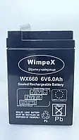 WimpeX WX-660 Аккумулятор 6V 6.0Ah для торговых весов фонарей светильников