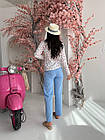 Жіночий костюм прогулянковий NOBILITAS 42-52 рожевого кольору, фото 4