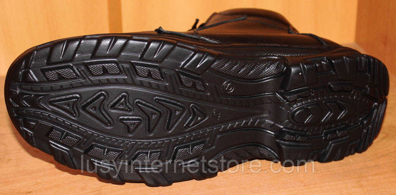 Ботинки мужские зимние черные на шнурках от производителя модель АМ350 - фото 5 - id-p376501503
