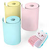 3 шт Набір кольорового паперу для міні принтера 57х25мм / Кольоровий папір для термопринтера / Кольоровий термопапір