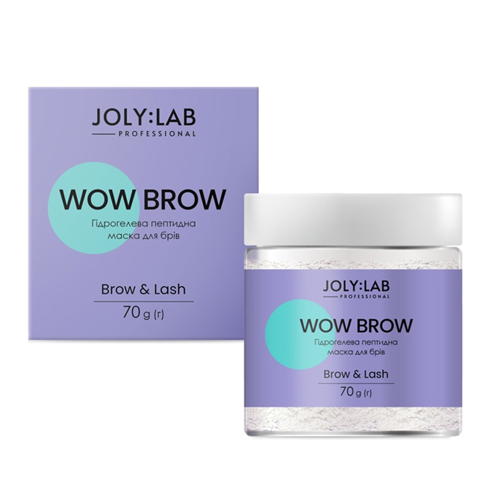 Маска гідрогелева пептидна для брів Wow Brow Joly:Lab 70 г, фото 1
