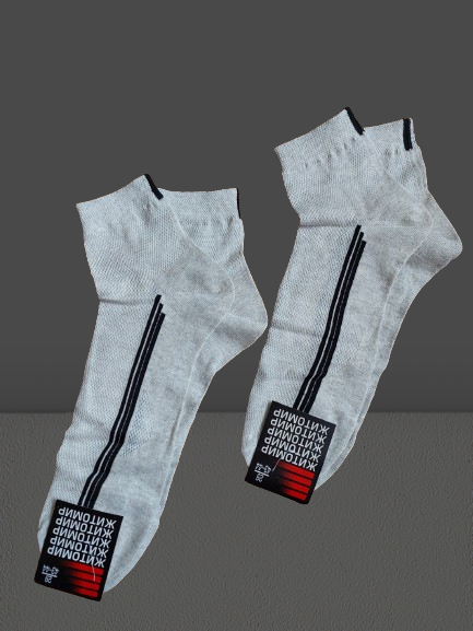 Шкарпетки чоловічі бавовна вставка сіточка р.29 бежевий. Від 10 пар по 9,50грн., фото 1