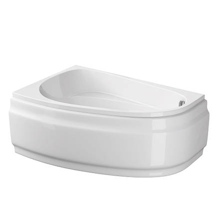 Ванна 140X90 см асиметрична лівостороння Cersanit JOANNA NEW з ніжками, без панелі, фото 2