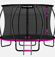 Батут із внутрішньою сіткою THUNDER Inside Ultra 14FT 435 см Black/Pink Купи уже сегодня!