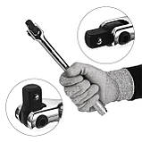 Вороток із шарніром STORM, 1/2", 270 мм, Cr-V INTERTOOL ET-1032, фото 4