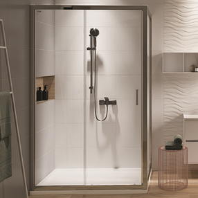 Прямокутна душова кабіна 120*90*190 см без піддону Cersanit ZIP, фото 2