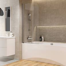 Шторка для ванни EASY NEW, одинарна, 140*70, фото 3