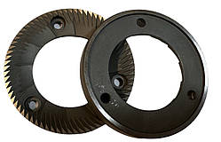 MAC038 Ножі(пара), 83x49x9,5(праві, 3 отвори), Mazzer/Fiorenzato F6