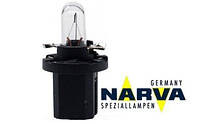 Лампа с патроном 12V 1,2W цоколь- B8,5d щиток приборов NARVA 17035