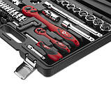 Професійний набір інструментів 1/2", 1/4", 72 од., Cr-V INTERTOOL ET-6072, фото 6