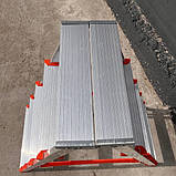 Стремянка алюмінієва двостороння 2х6 сходинок, фото 6