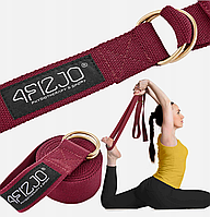 Ремінь для йоги 4FIZJO 300 см 4FJ0526 Red Купи уже сегодня!