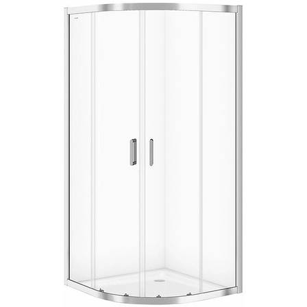 Душова кабіна напівкругла ARTECO прозоре скло 90*90*190, фото 1