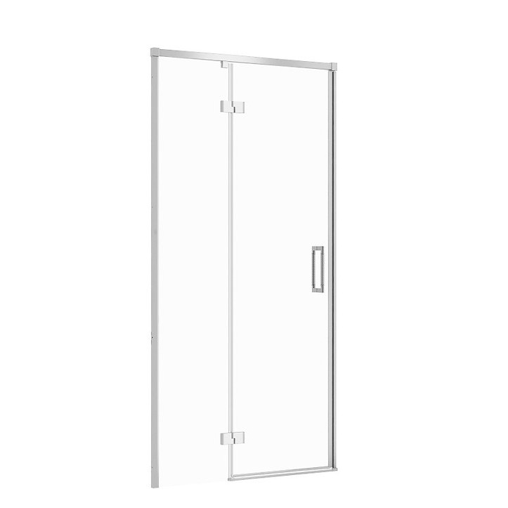 Двері душової кабіни Larga 100х195 L розпашні, профіль хром