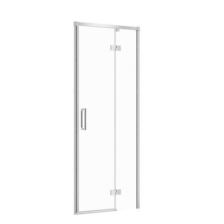 Двері душової кабіни Larga 80х195 розпашні правосторонні, профіль хром, фото 1