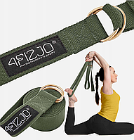 Ремінь для йоги 4FIZJO 300 см 4FJ0527 Olive Купи уже сегодня!