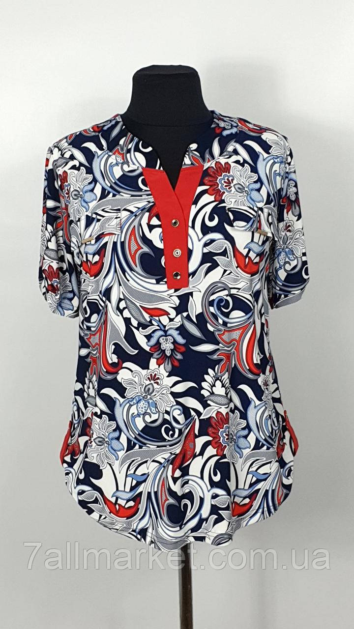 Блузка жіноча стильна розмір 50-60 "ILEANA" купити недорого від прямого постачальника