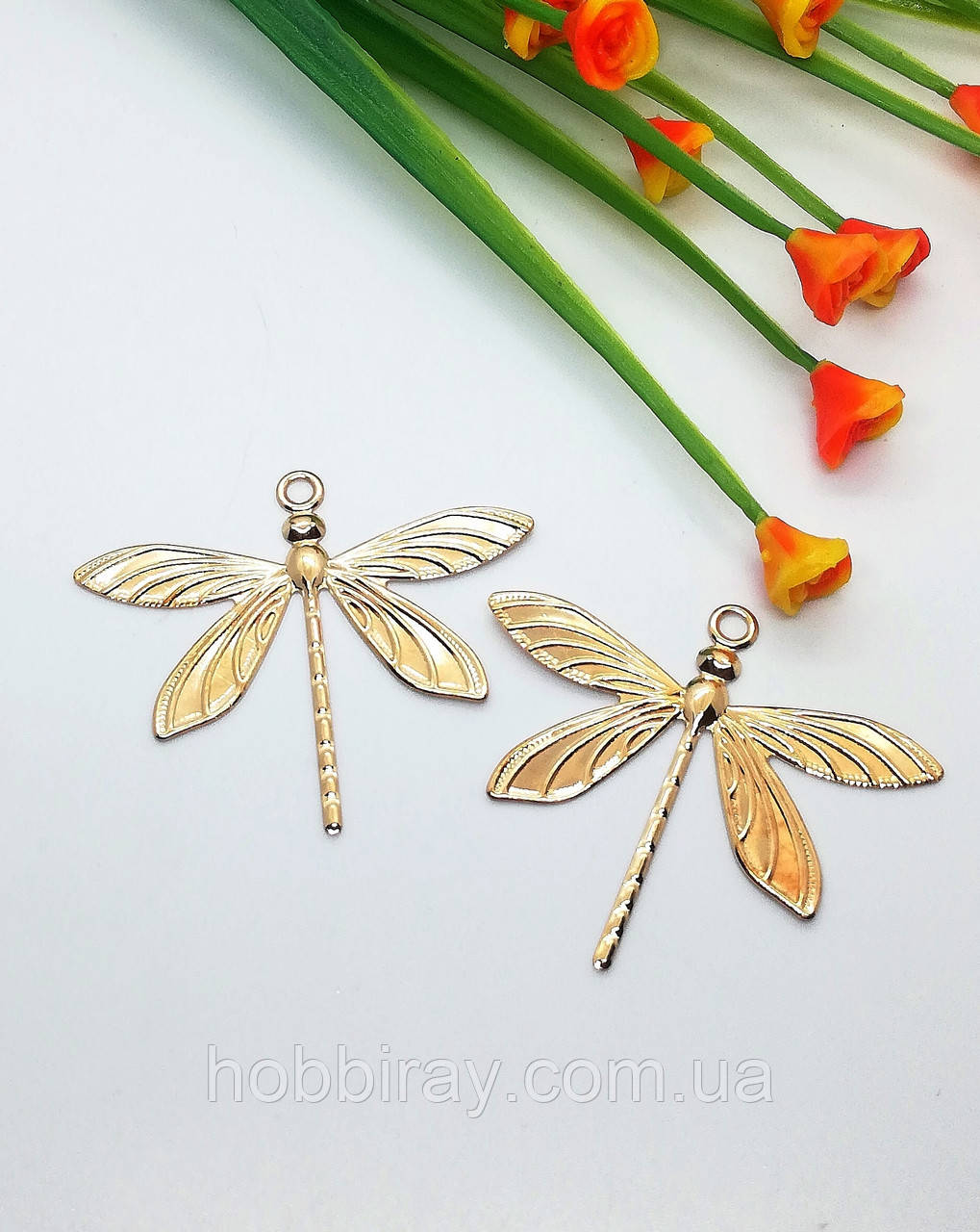 Філігрань, декор з тонкого металу. 4,8*4 см. 1 шт. Колір золото., фото 1