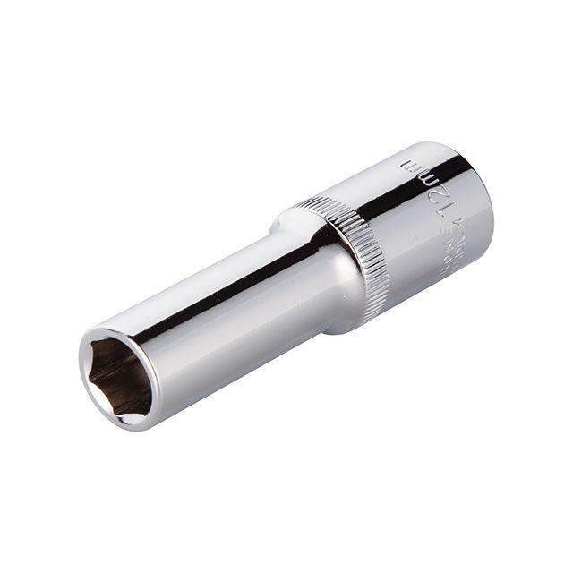 Головка шестигранна подовжена 1/2" 12мм x 78мм CrV INTERTOOL ET-0112, фото 1