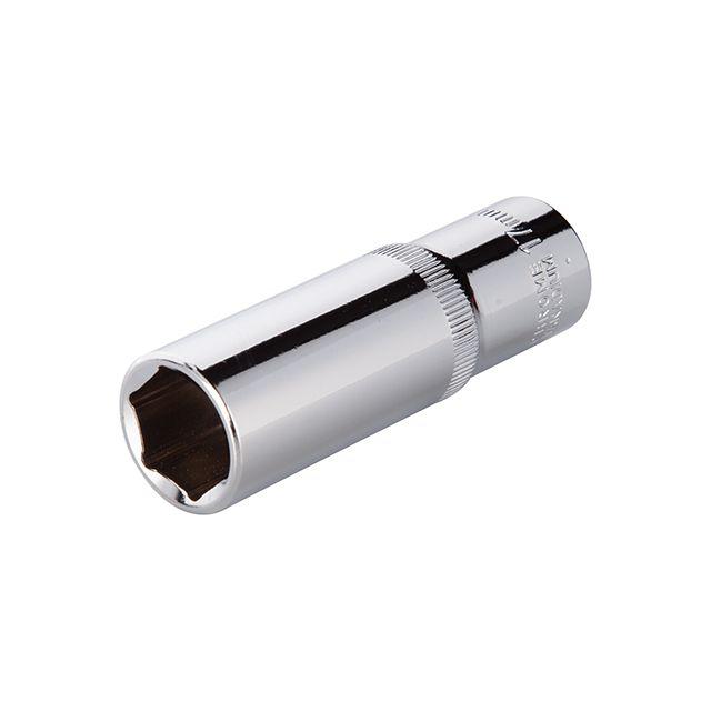 Головка шестигранна подовжена 1/2" 17мм x 78мм CrV INTERTOOL ET-0117, фото 1