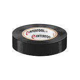 Стрічка ізоляційна, 17 мм * 15 мм * 0.15 мм, чорна INTERTOOL IT-0016, фото 3