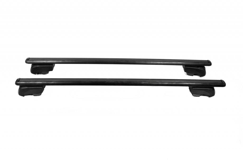Перемички на інтегровані рейлінги під ключ Bold Bar V2 (2 шт) Чорні для Mitsubishi Eclipse Cross