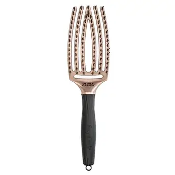 Щітка із комбінованою щетиною Olivia Garden Finger Brush Trinity Bronze Pyrrha ID1689