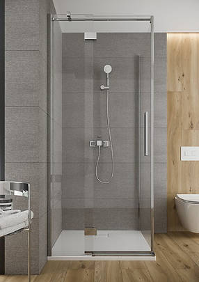 Душові двері розпашні CREA 90*200 ліві, фото 3