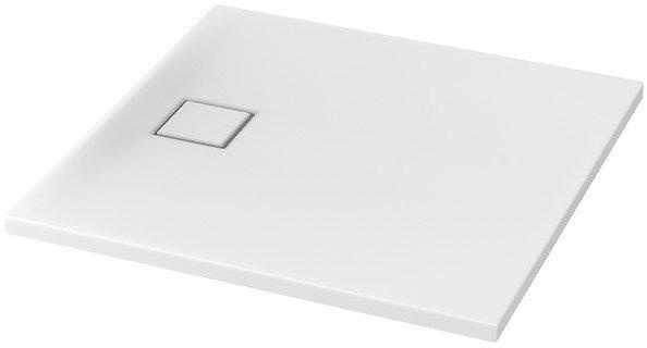Душовий піддон квадратний 90*90*4 см ТАКО SLIM із сифоном Virt (Сет В187)