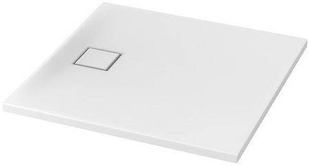 Душовий піддон квадратний 90*90*4 см ТАКО SLIM із сифоном Virt (Сет В187), фото 1